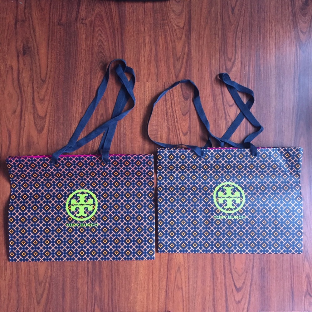 TORY BURCH 2 Big Paper Bags
